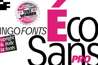 Éco Sans Pro Upright Italic Font for Business